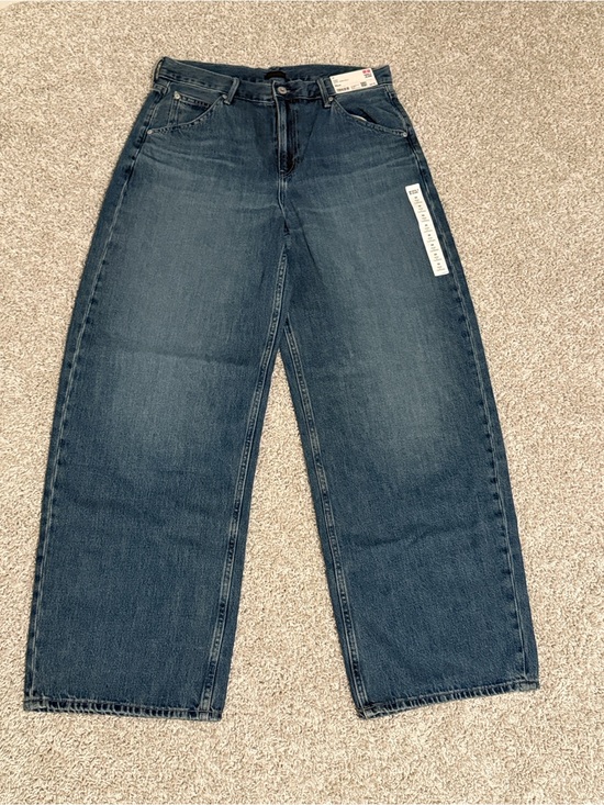 Uniqlo Denim - Uniqlo Wide-Leg High-Rise Jeans in Dark Indigo NWT